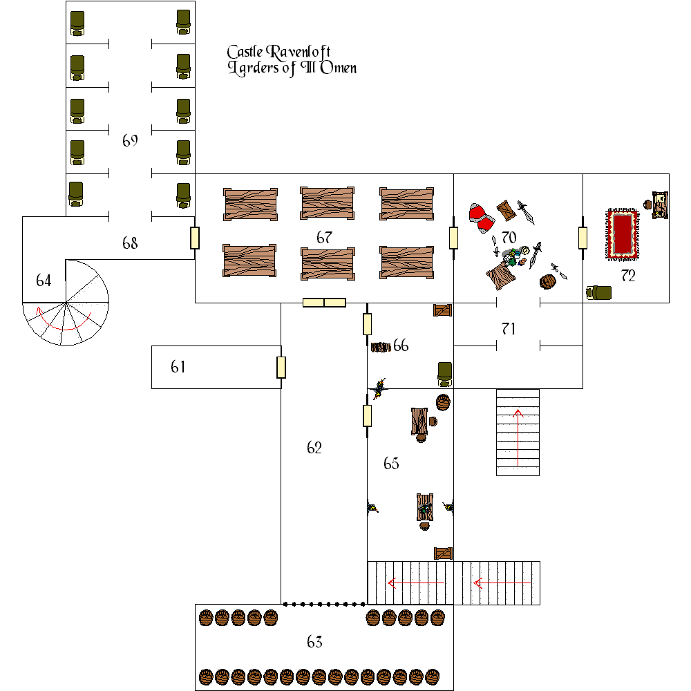 Castle Ravenloft - Larders of Ill Omen