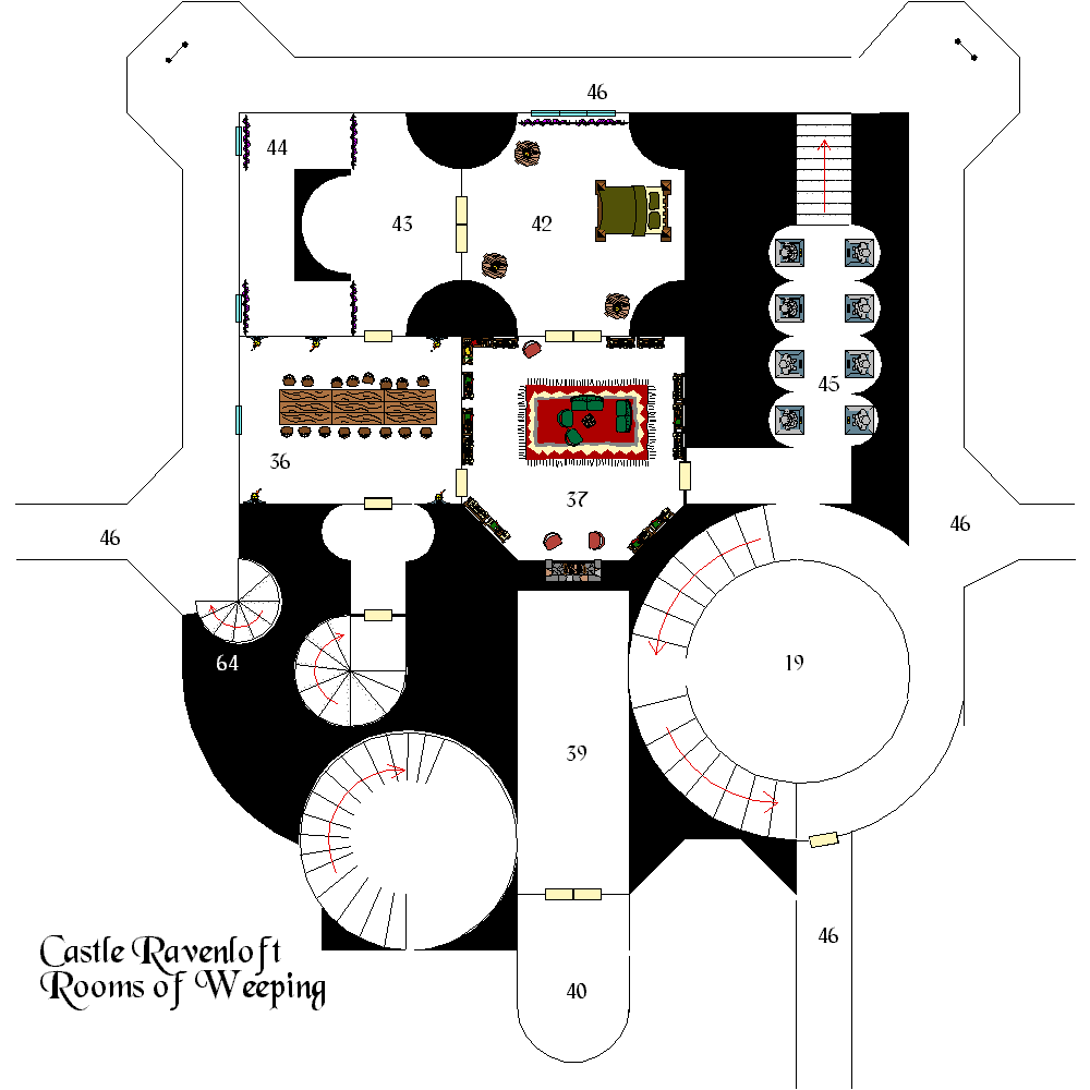 Castle Ravenloft - Rooms of Weeping