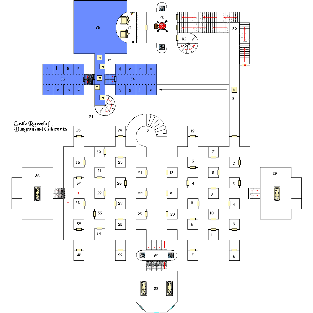 Castle Ravenloft - Dungeons and Catacombs