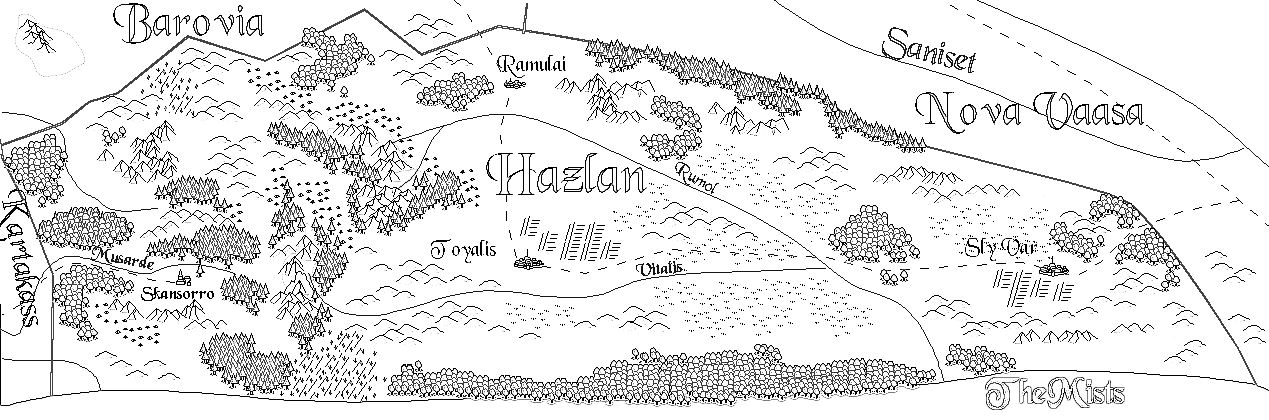 Hazlan map