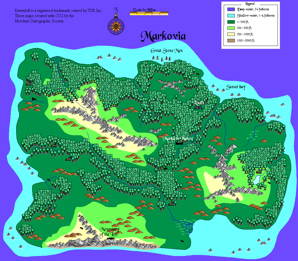 Markovia map