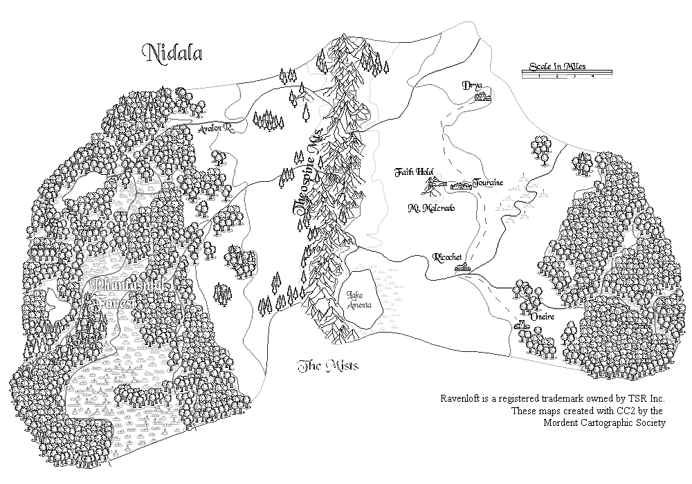 Nidala map