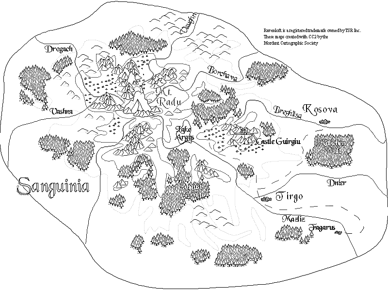 Sanguinia map