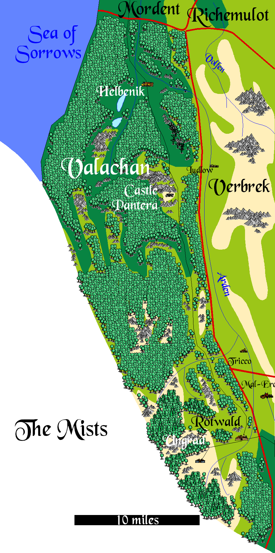 Valachan map
